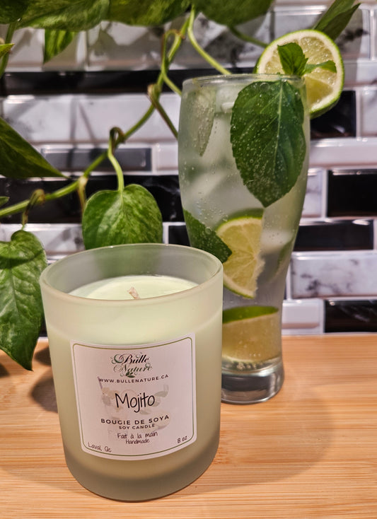 Bougie de soya - Mojito