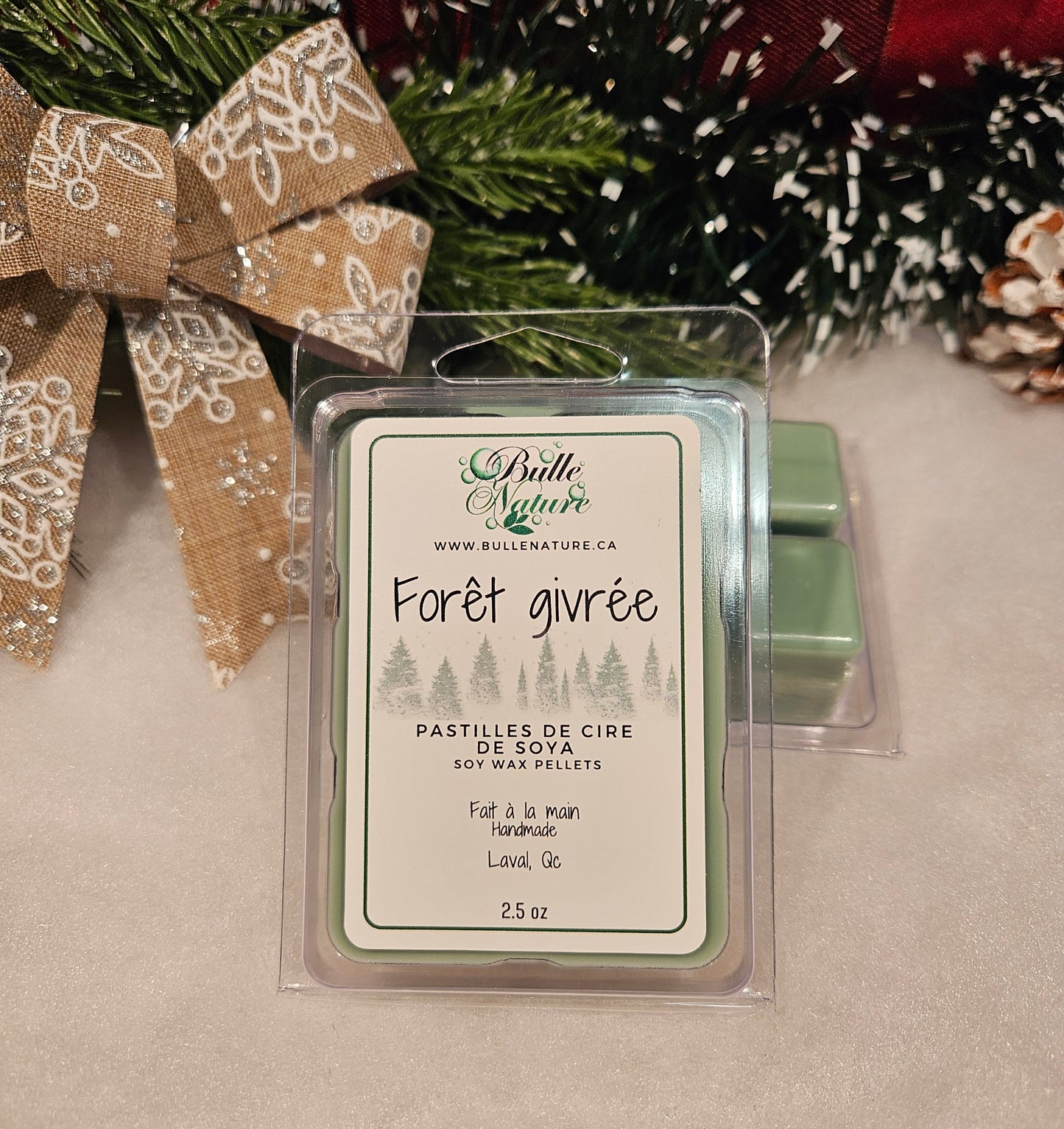 Pastilles de cire - Forêt givrée