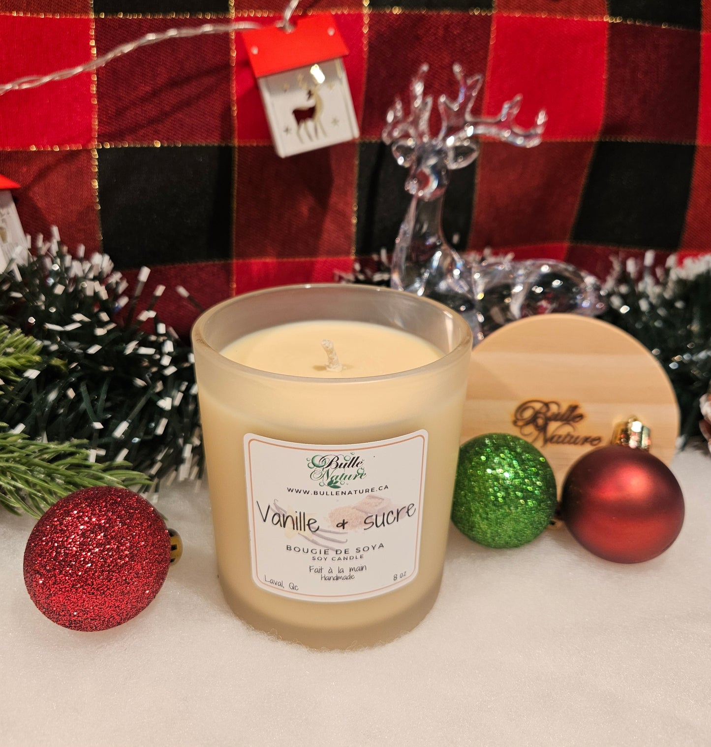 Bougie de soya - Vanille et sucre