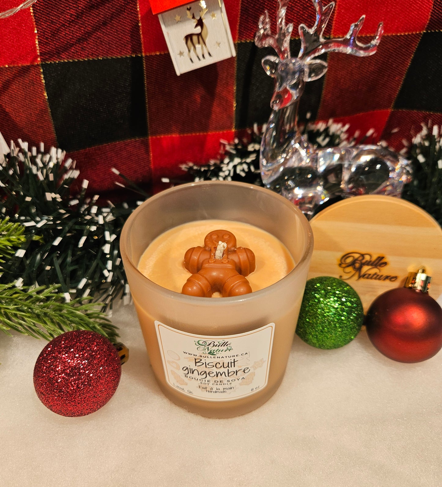 Bougie de soya - Biscuit gingembre