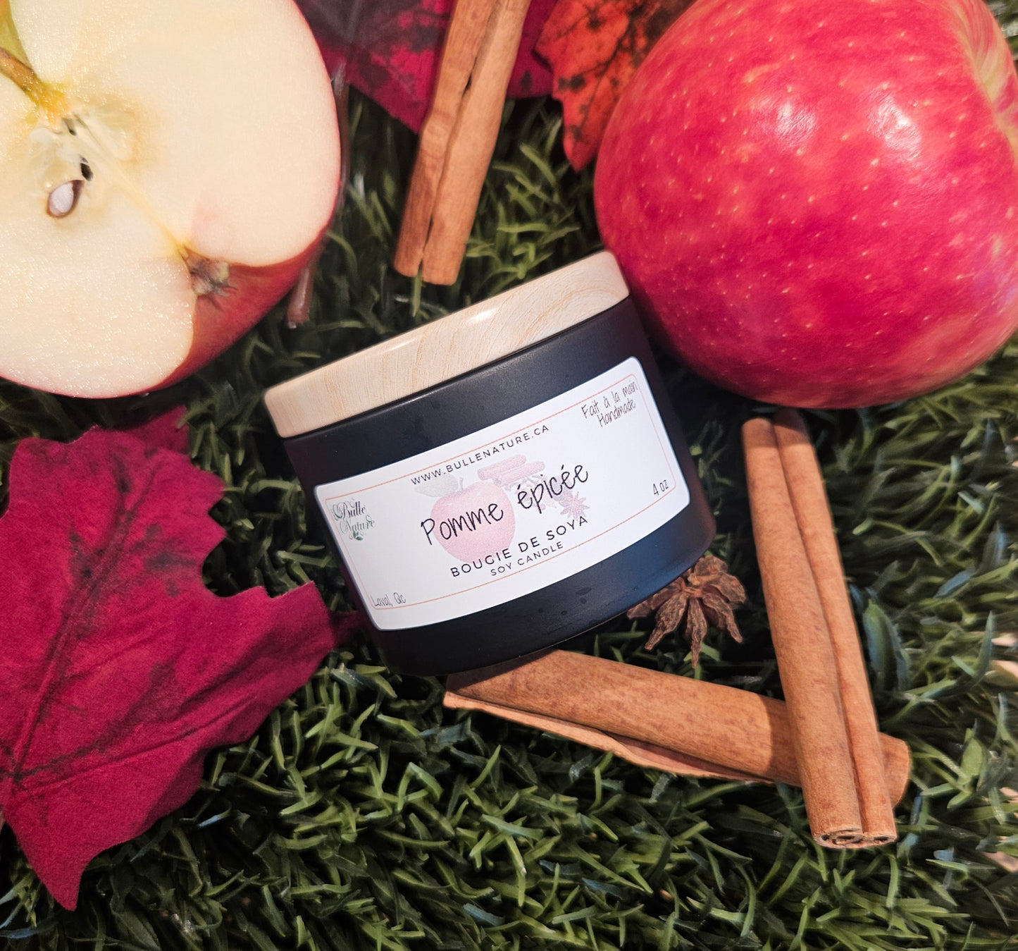 Bougie de soya - Pomme épicée