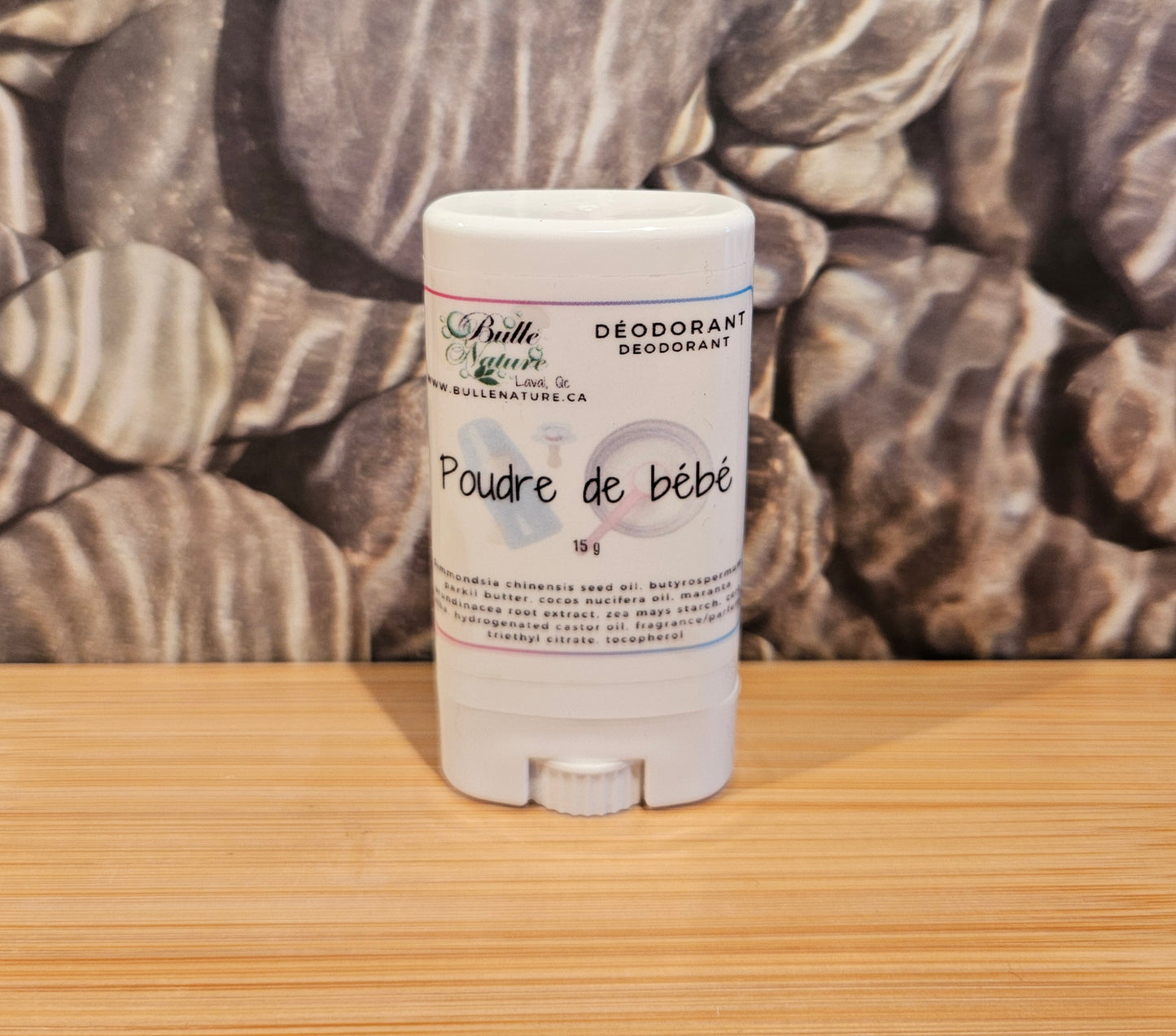 Déodorant sans huile essentielle - Format de voyage