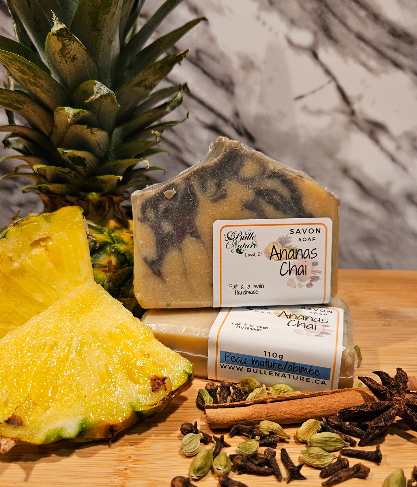 Savon pour le corps - Ananas Chai