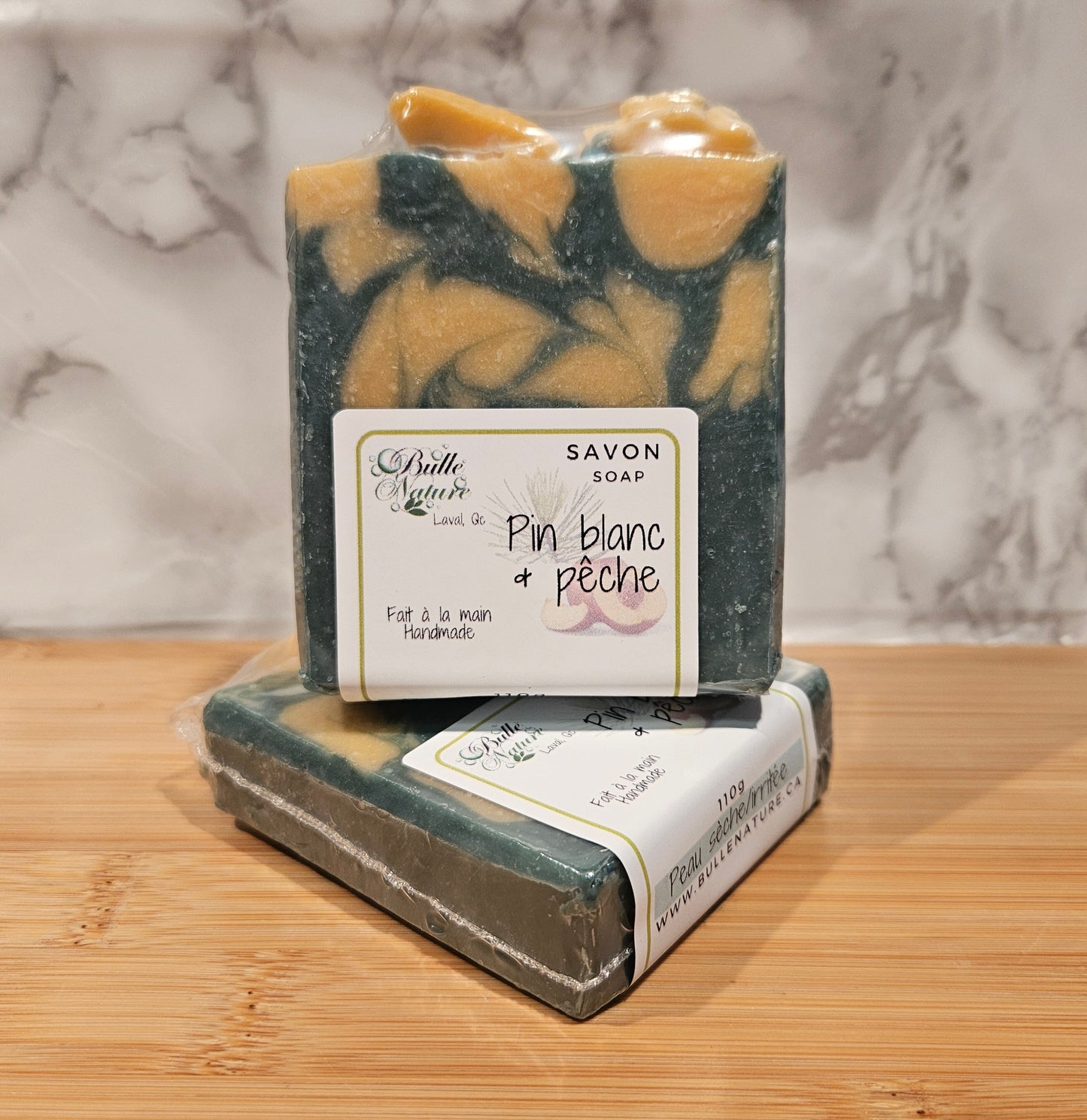 Savon pour le corps - Pin blanc et pêche