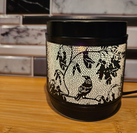 Réchaud à cire en aluminium