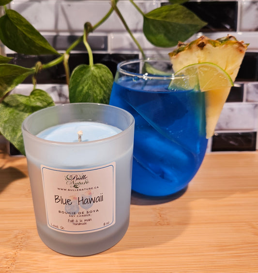 Bougie de soya - Blue Hawaii