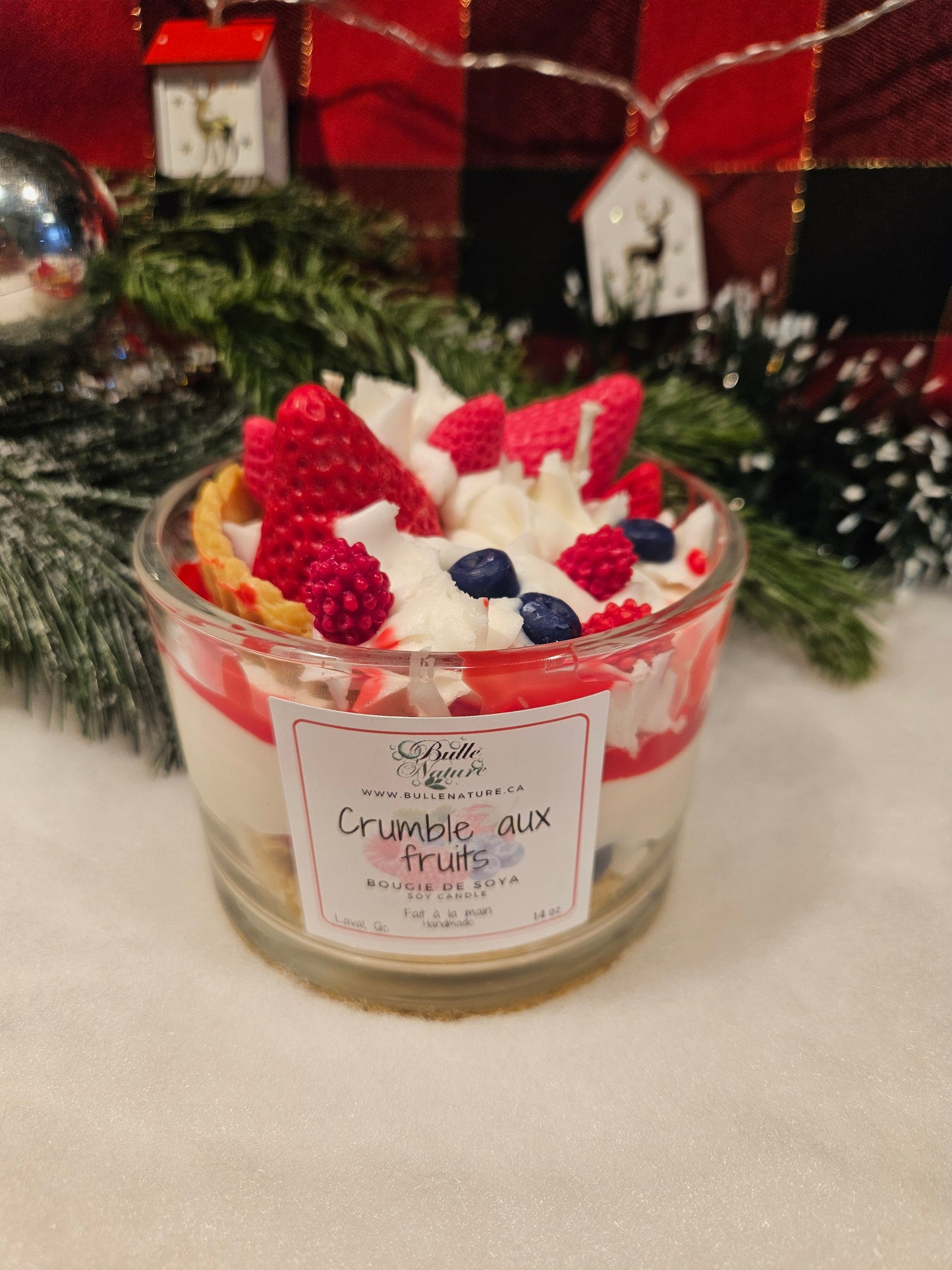 Bougie de soya 2 mèches