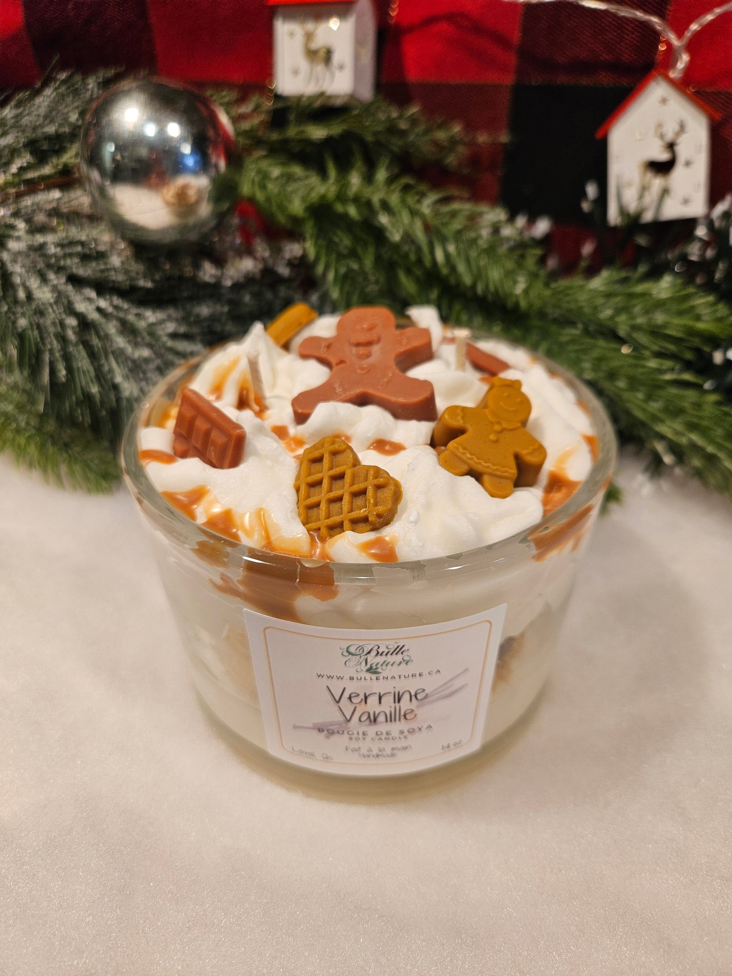 Bougie de soya 2 mèches