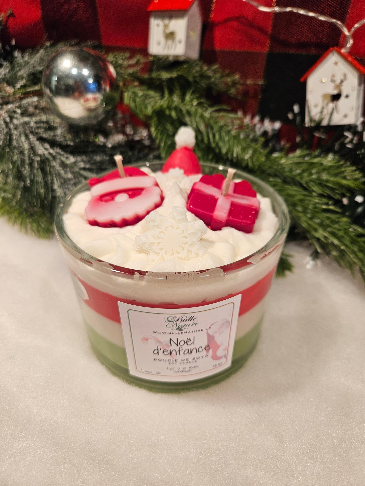 Bougie de soya 2 mèches