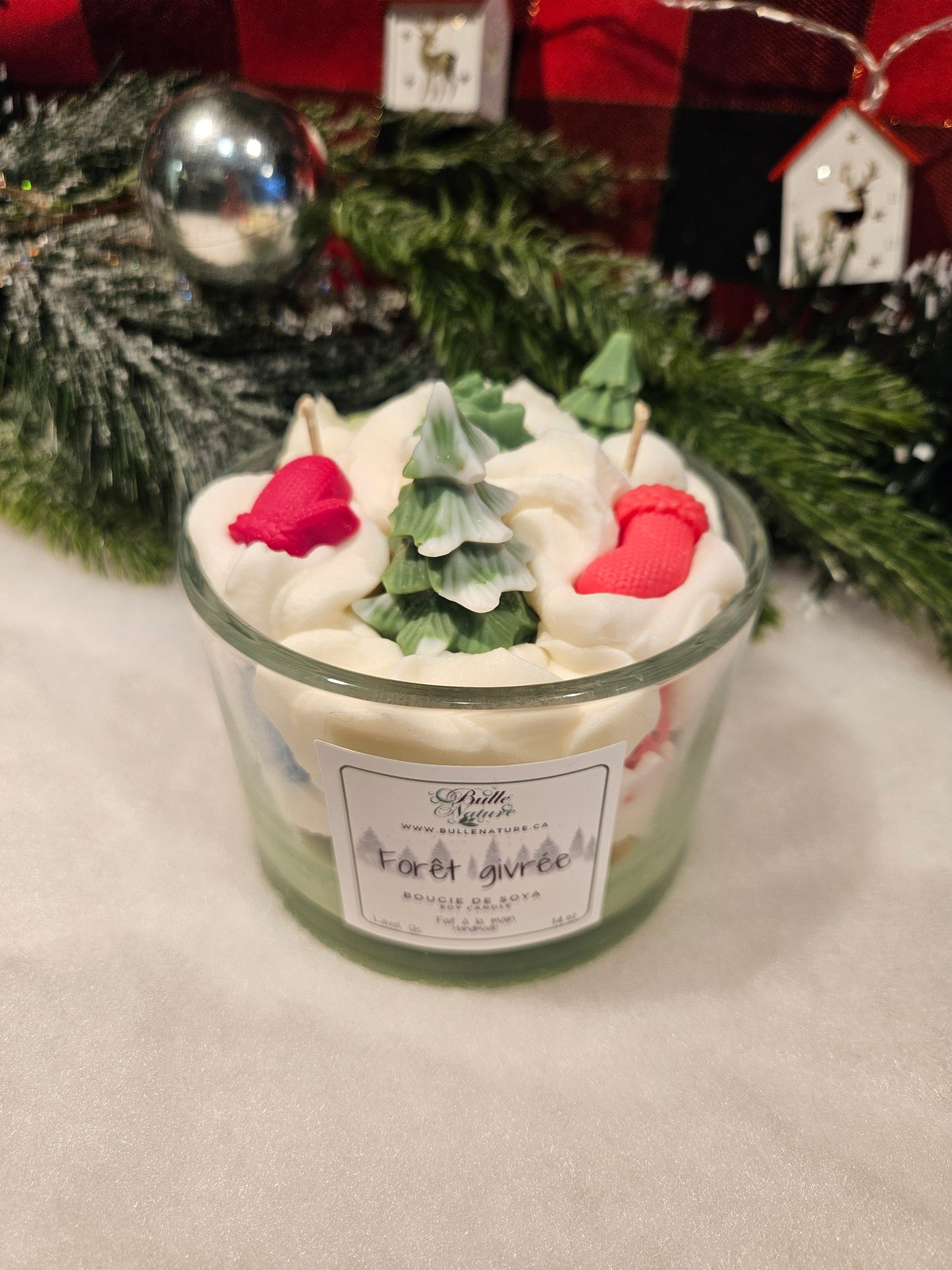 Bougie de soya 2 mèches