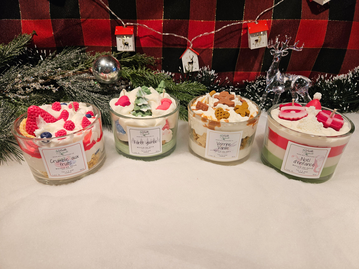 Bougie de soya 2 mèches