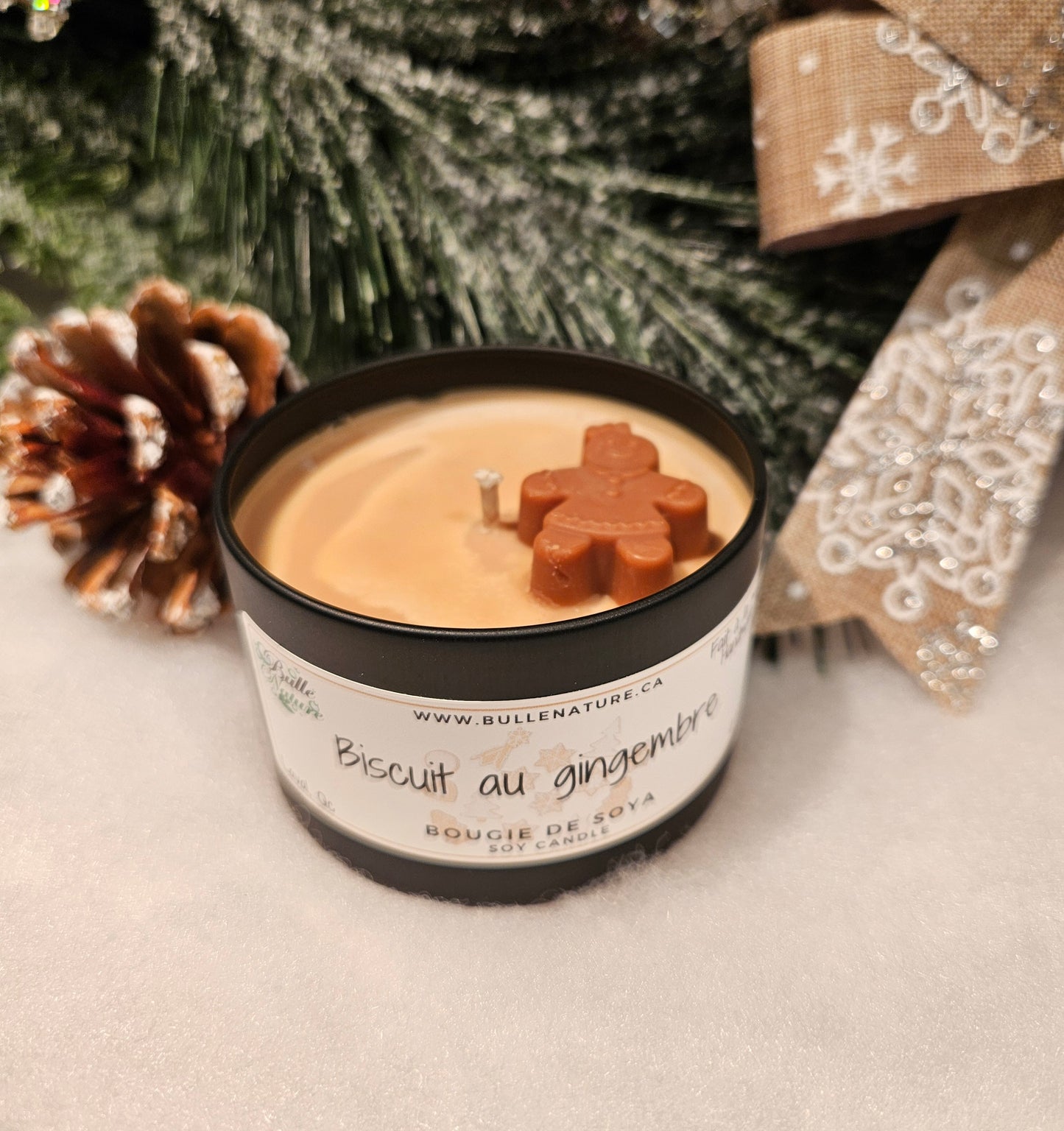 Bougie de soya - Biscuit gingembre