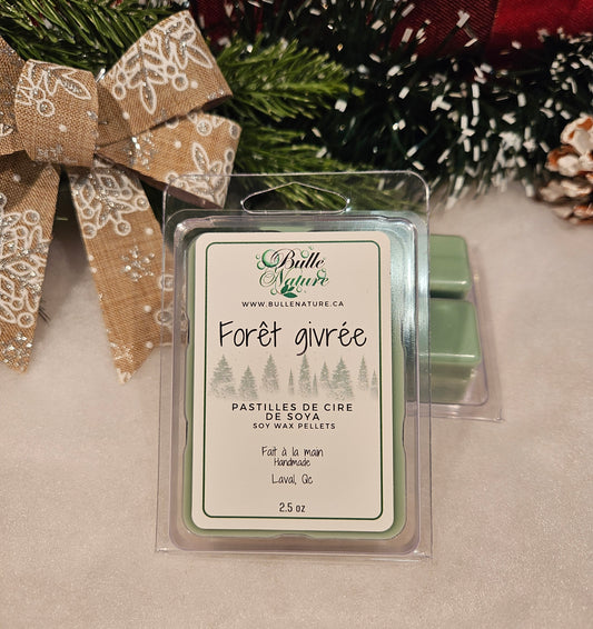 Pastilles de cire - Forêt givrée