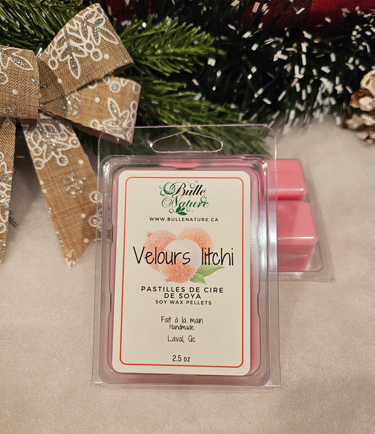 Pastilles de cire - Velours litchi