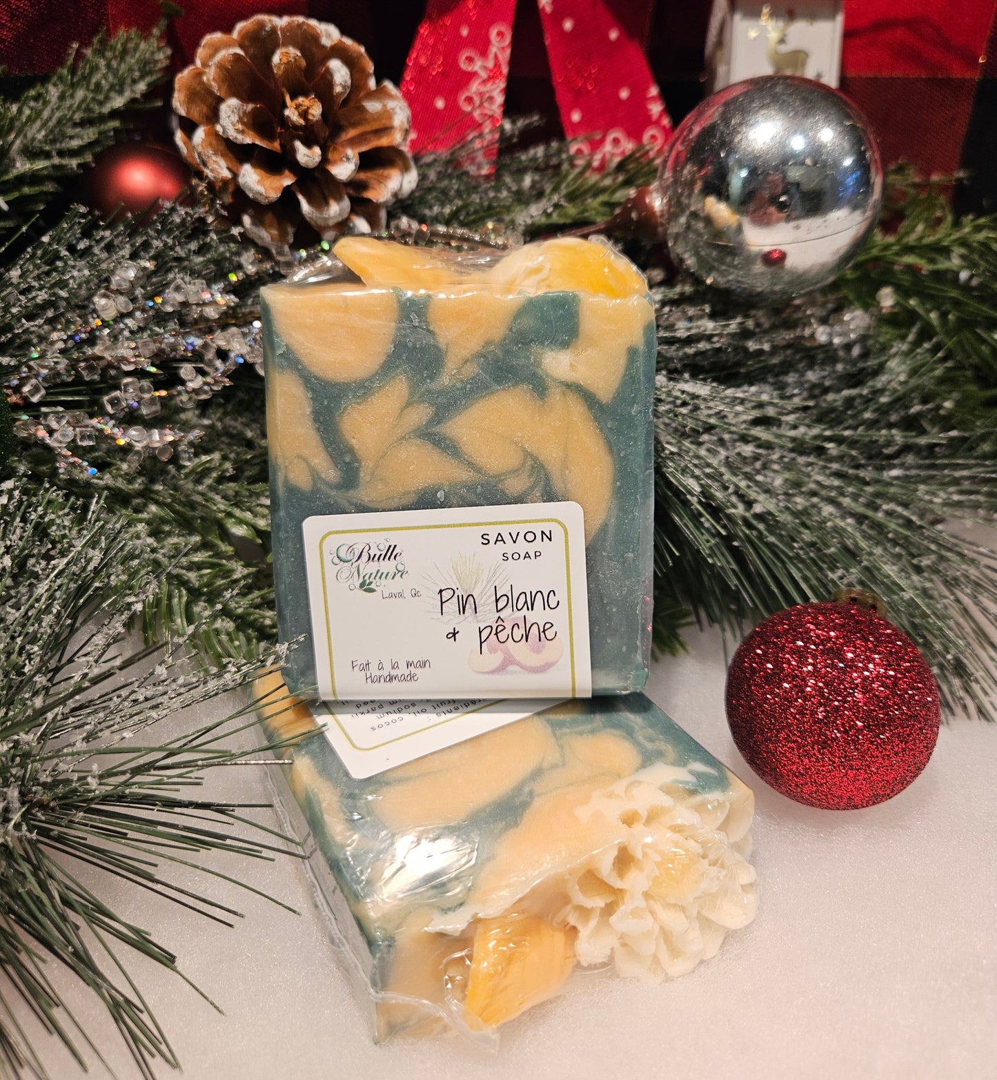 Savon pour le corps - Pin blanc et pêche