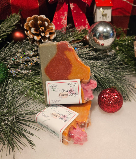 Savon pour le corps - Orange canneberge