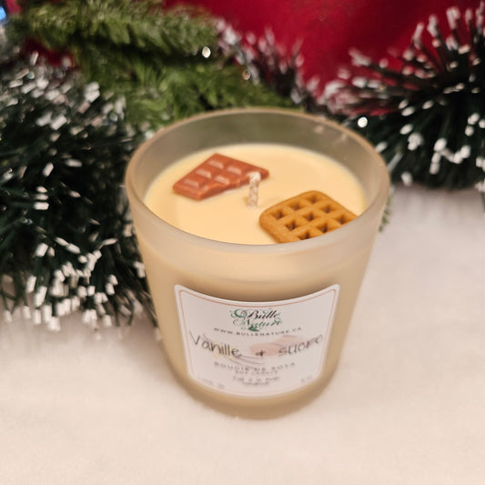Bougie de soya - Vanille et sucre