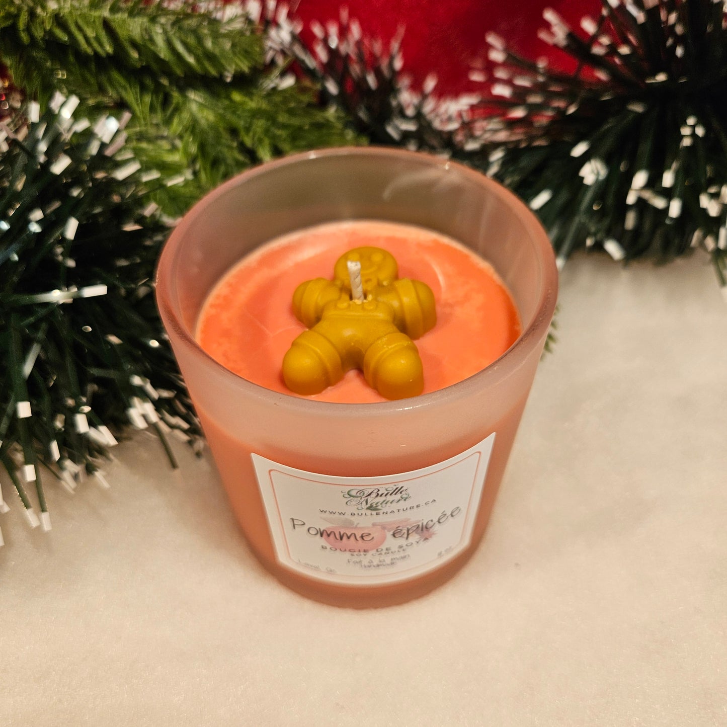 Bougie de soya - Pomme épicée