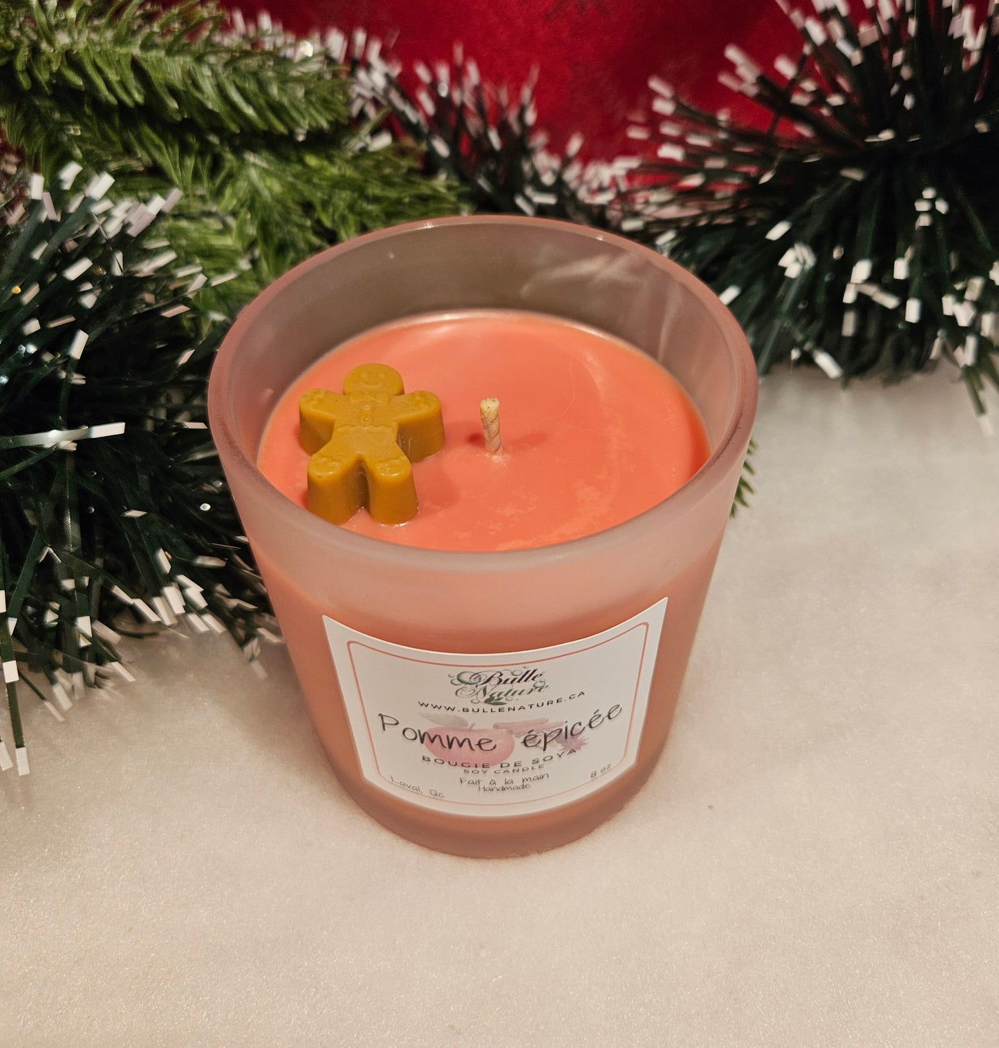 Bougie de soya - Pomme épicée