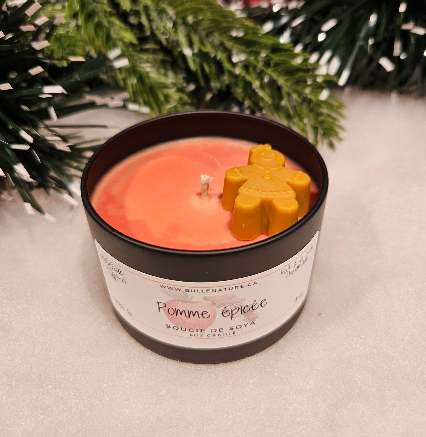 Bougie de soya - Pomme épicée