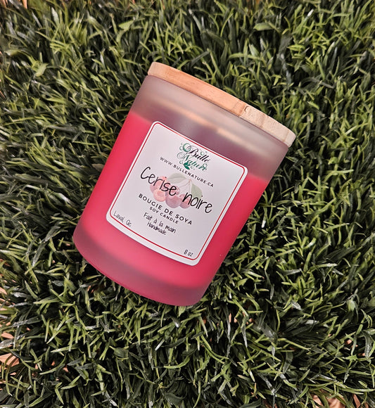 Bougie de soya - Cerise noire