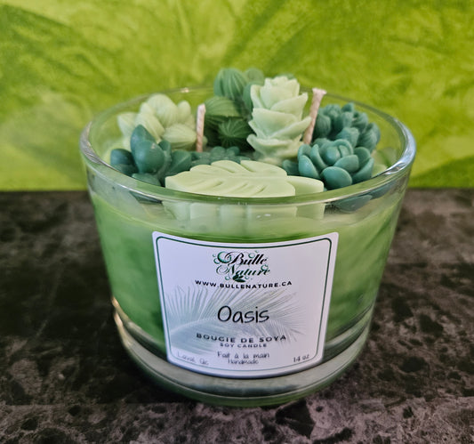 Bougie de soya 2 mèches