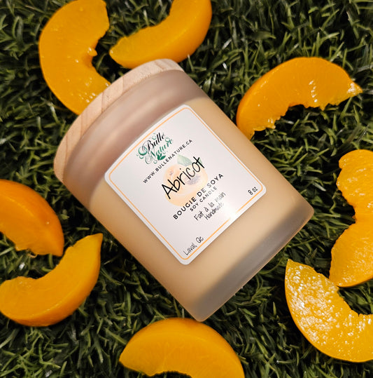 Bougie de soya - Abricot