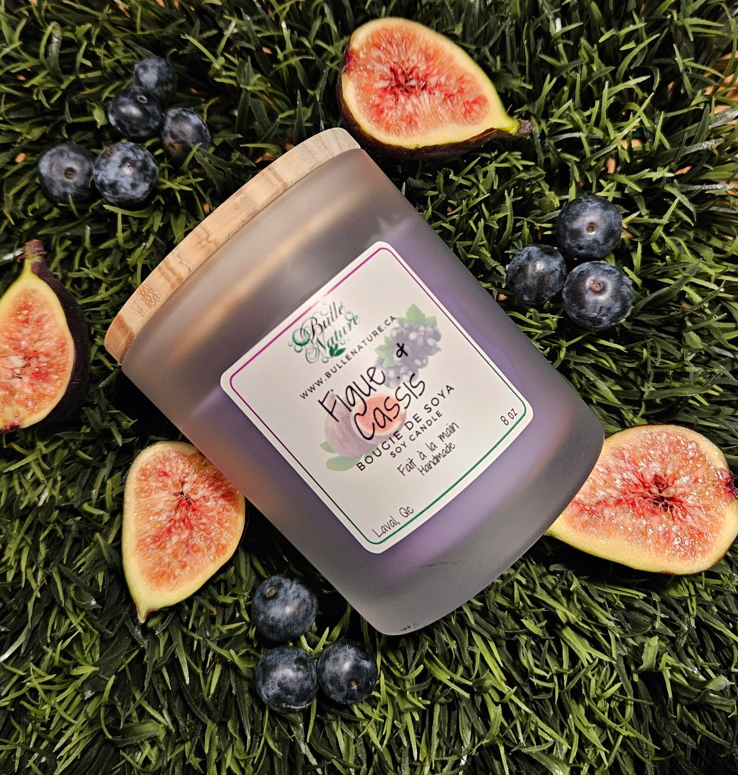 Bougie de soya - Figue & Cassis