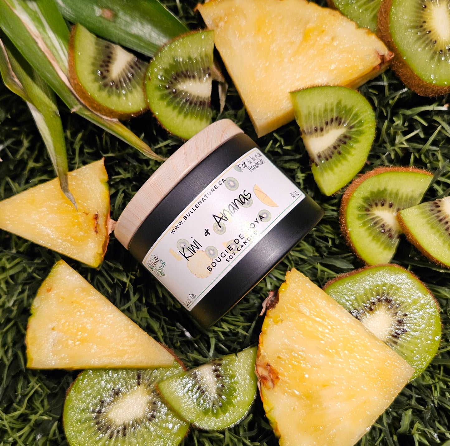 Bougie de soya - Kiwi & Ananas