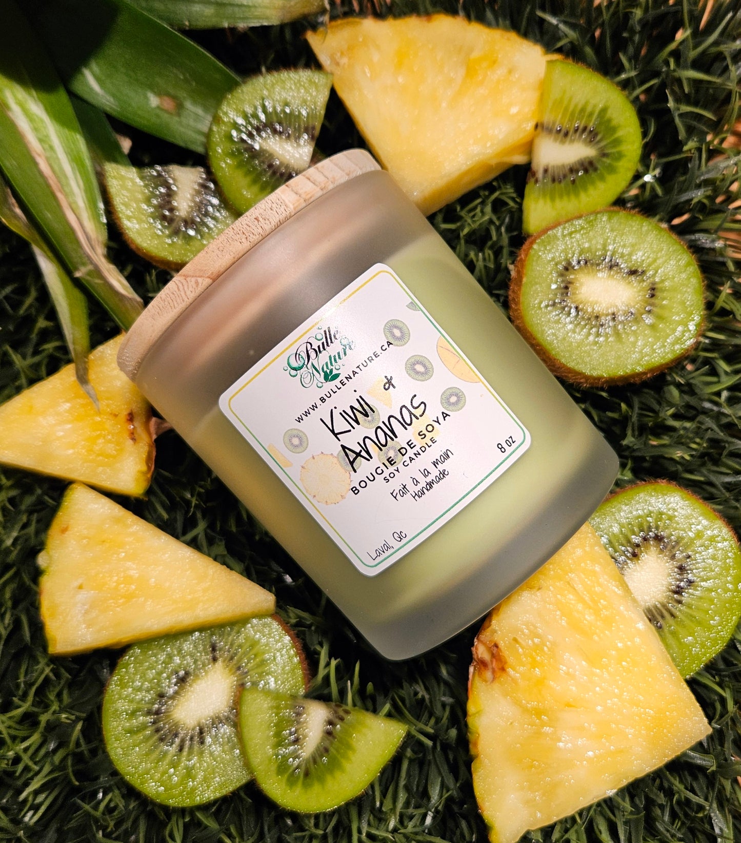 Bougie de soya - Kiwi & Ananas