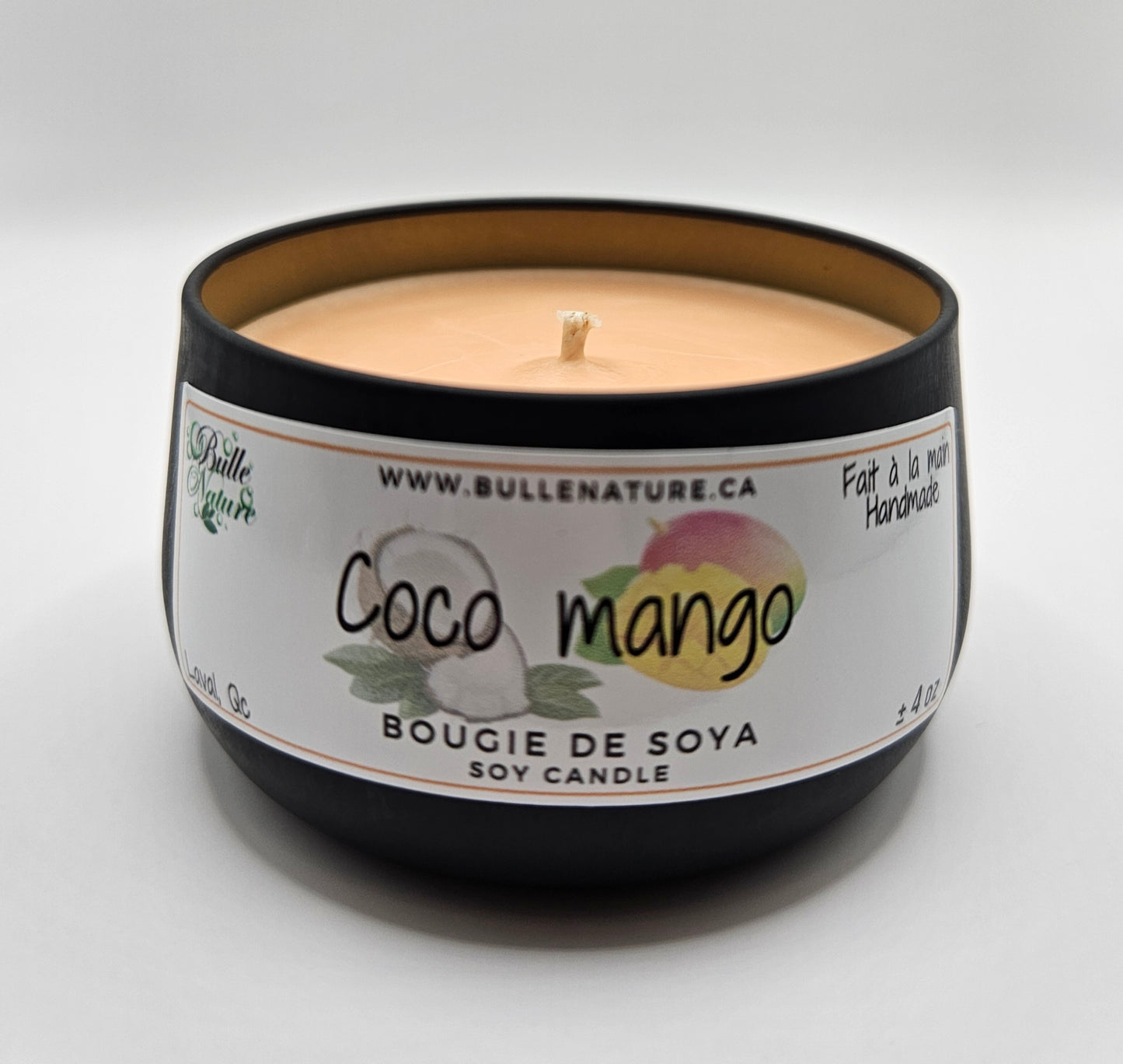 Bougie de soya - Coco mango