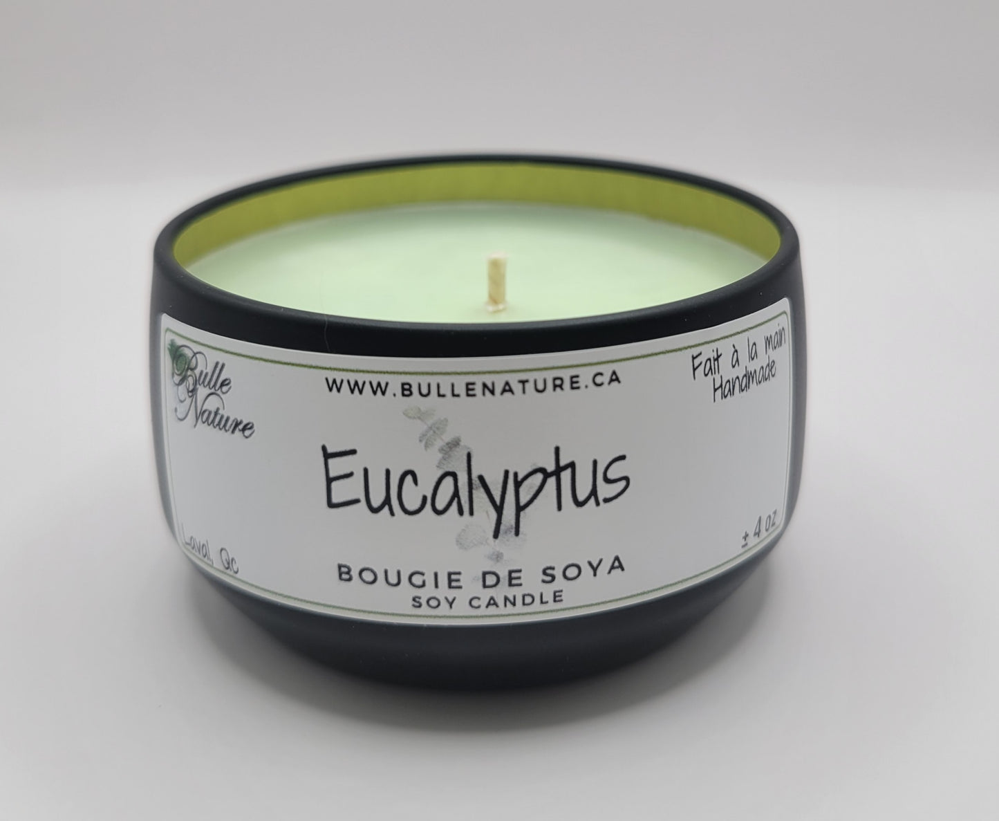 Bougie de soya - Eucalyptus