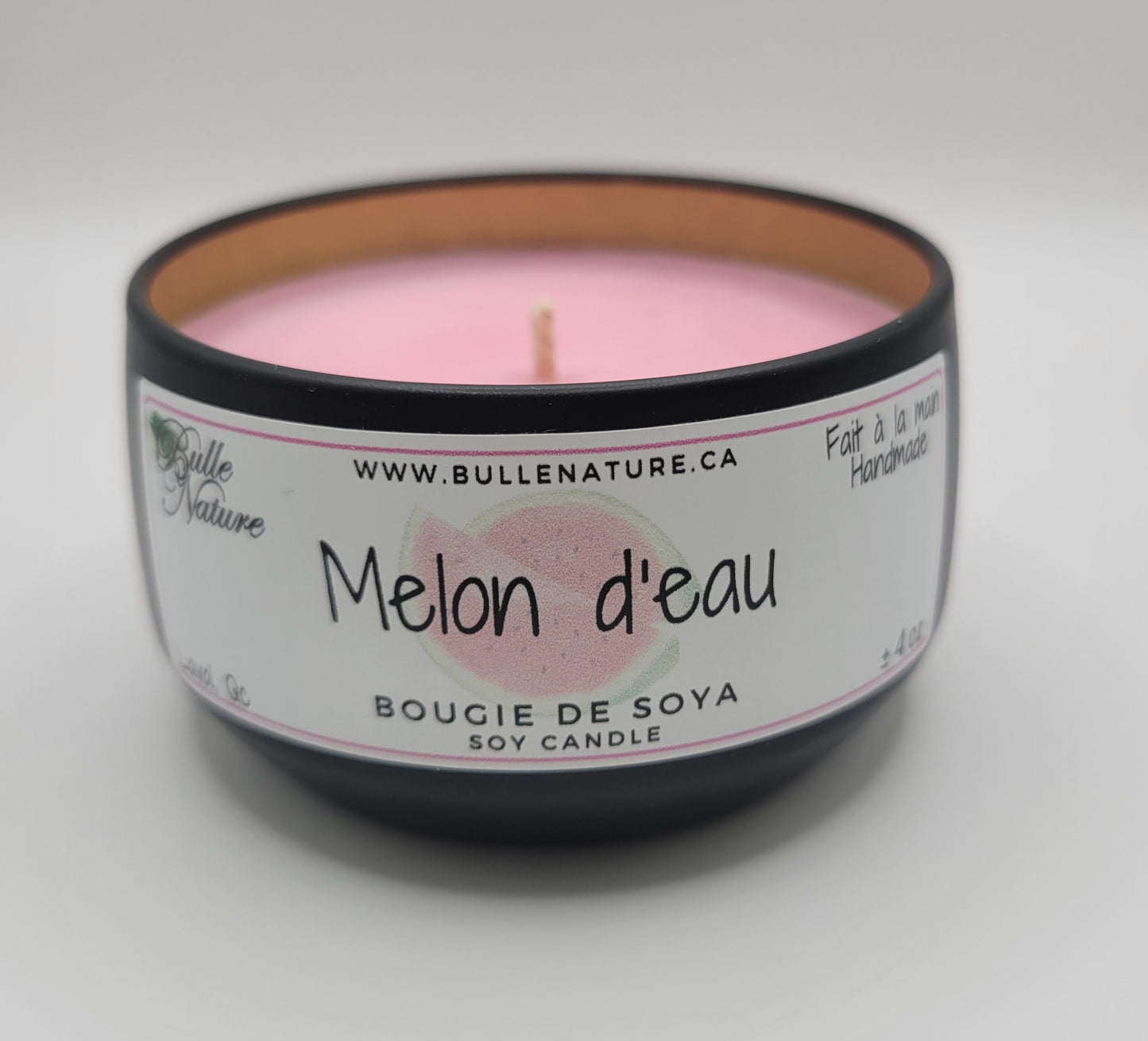 Bougie de soya - Melon d'eau