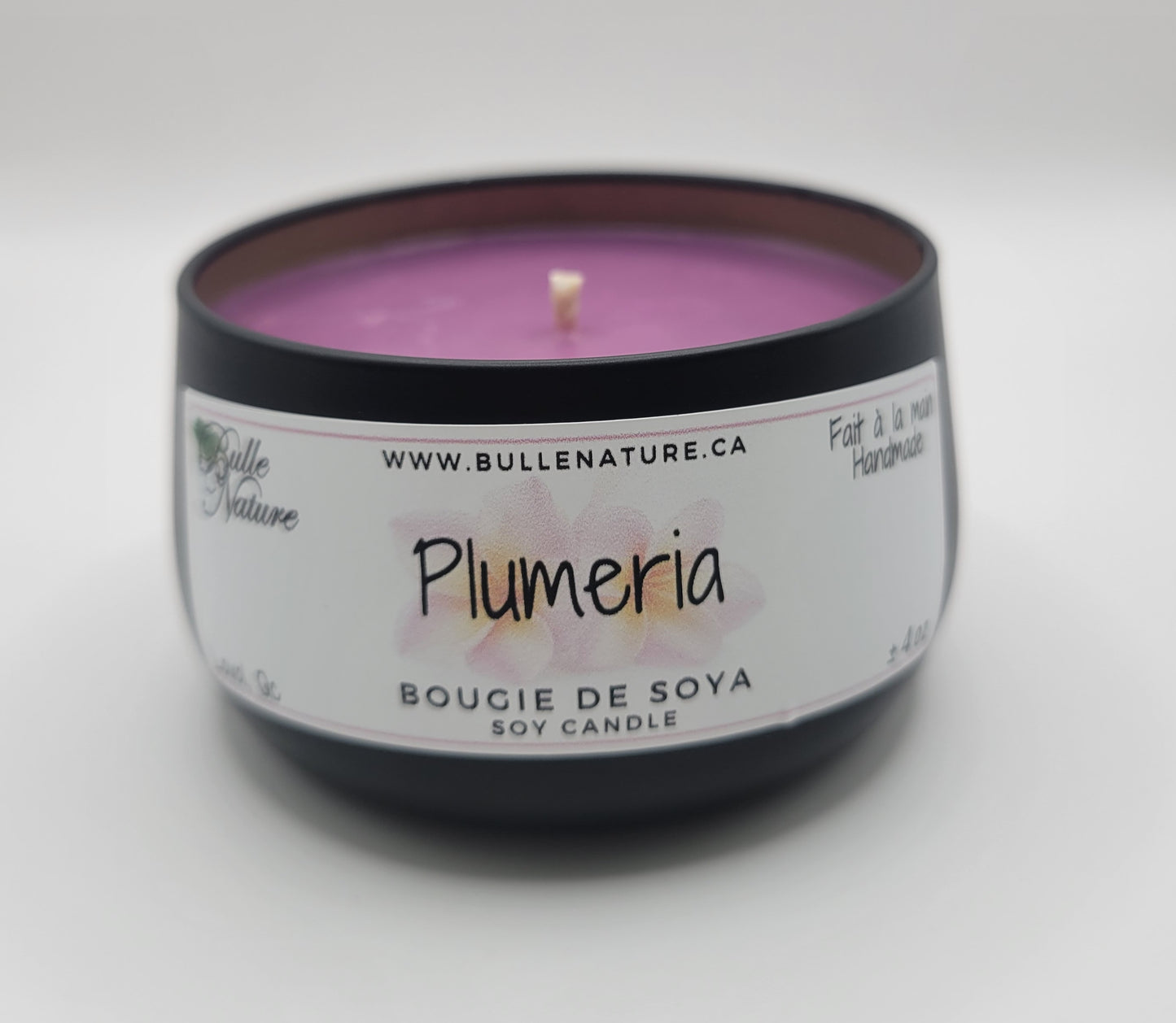 Bougie de soya - Plumeria