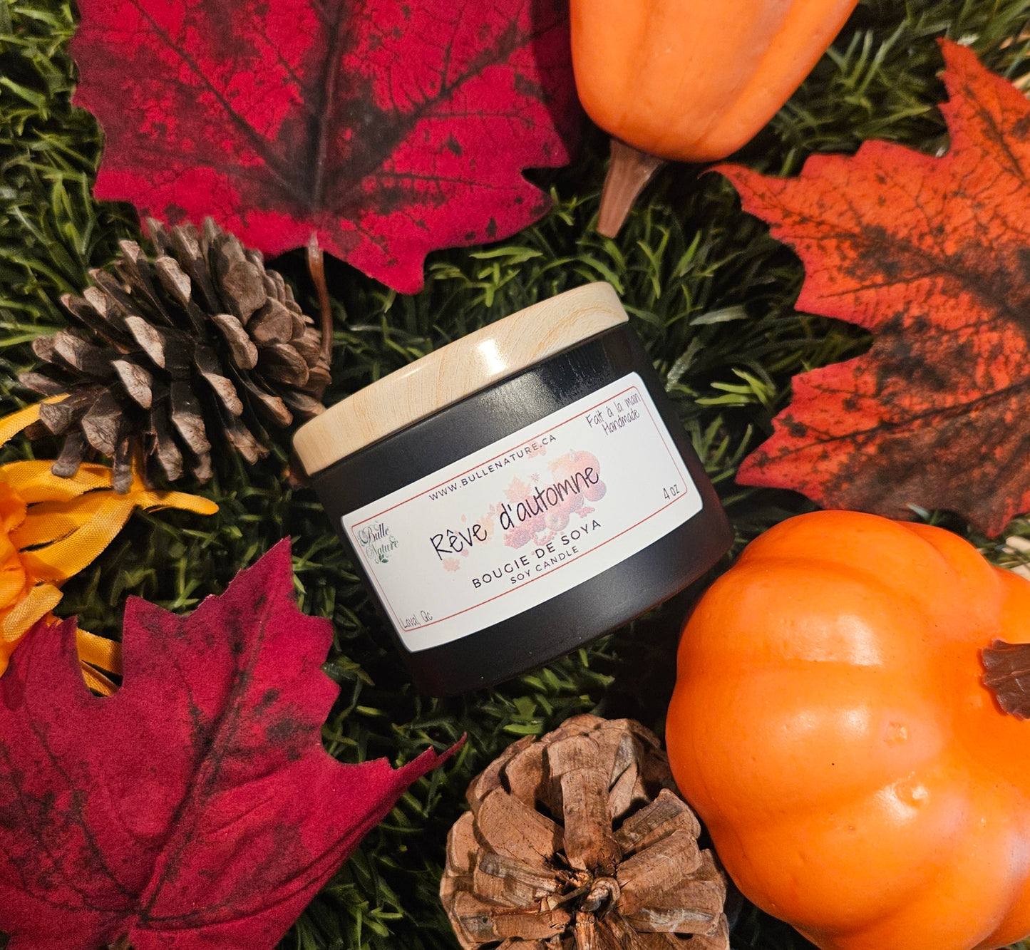Bougie de soya - Rêve d'automne