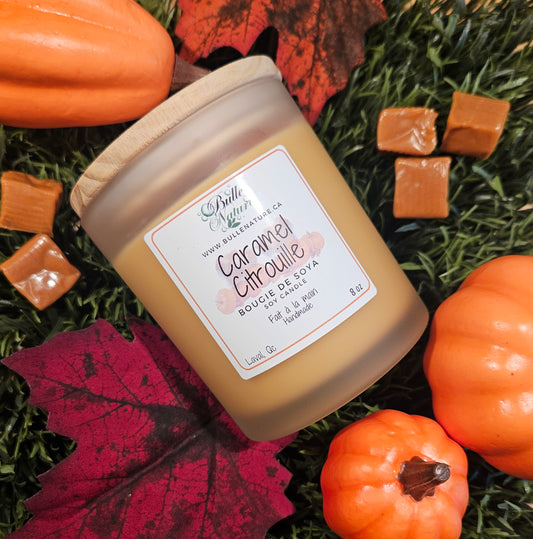 Bougie de soya - Caramel Citrouille