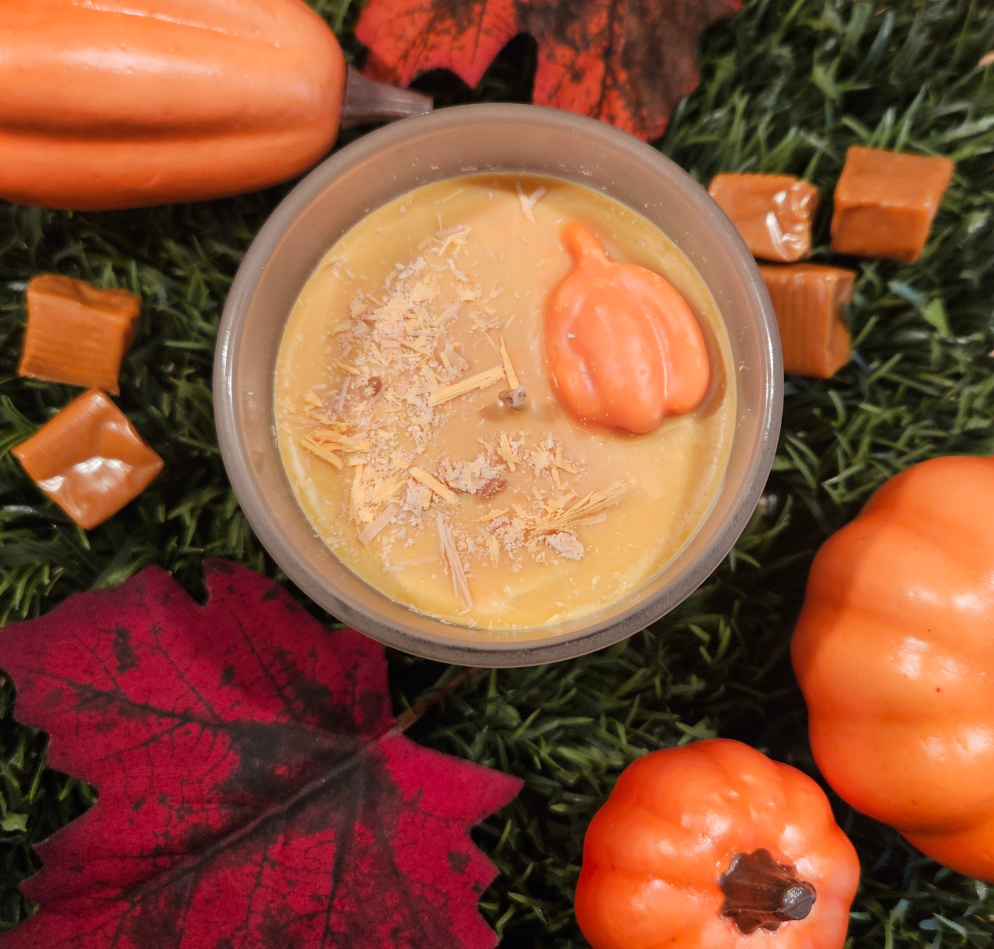 Bougie de soya - Caramel Citrouille