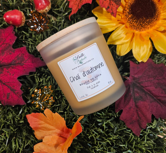 Bougie de soya - Chai d'automne