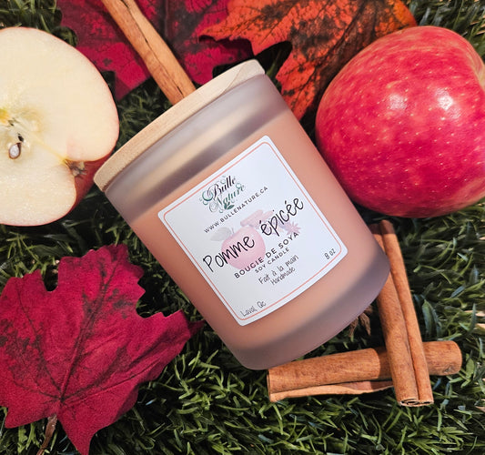 Bougie de soya - Pomme épicée