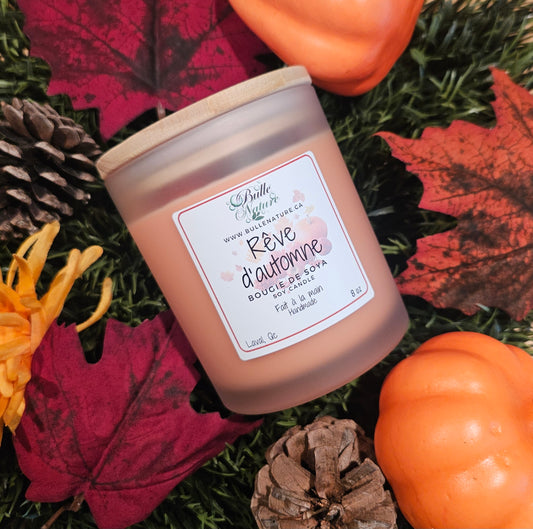 Bougie de soya - Rêve d'automne
