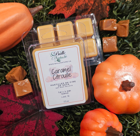Pastilles de cire - Caramel Citrouille
