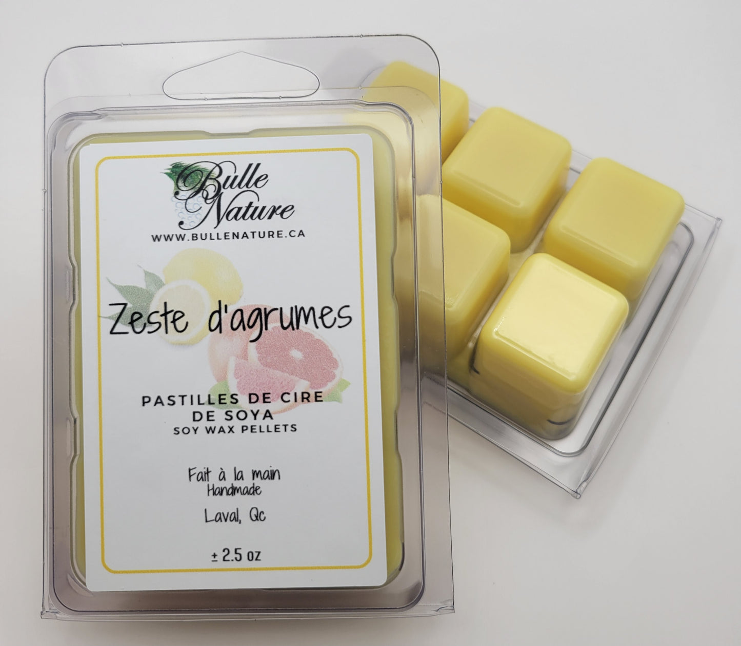 Pastilles de cire - Zeste d'agrumes