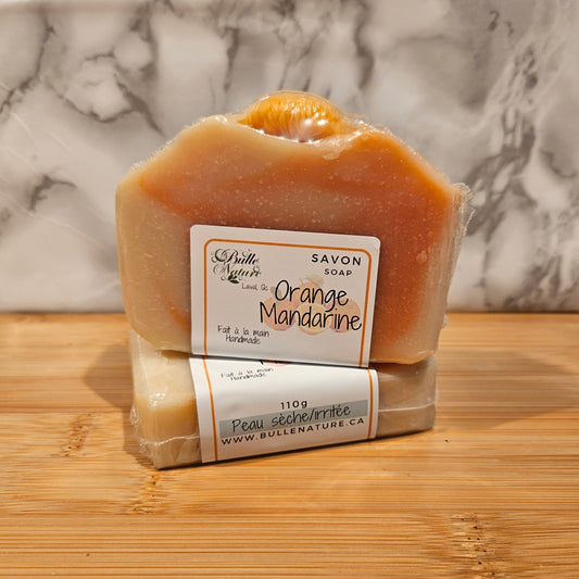 Savon pour le corps orange mandarine
