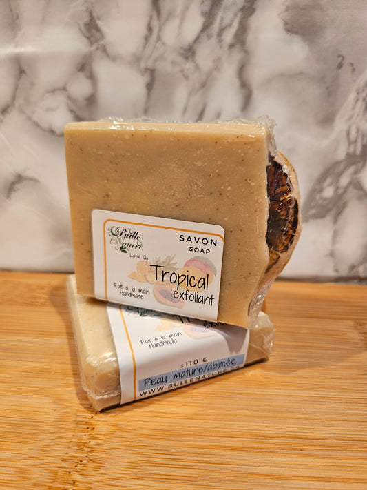 Savon corporel exfoliant